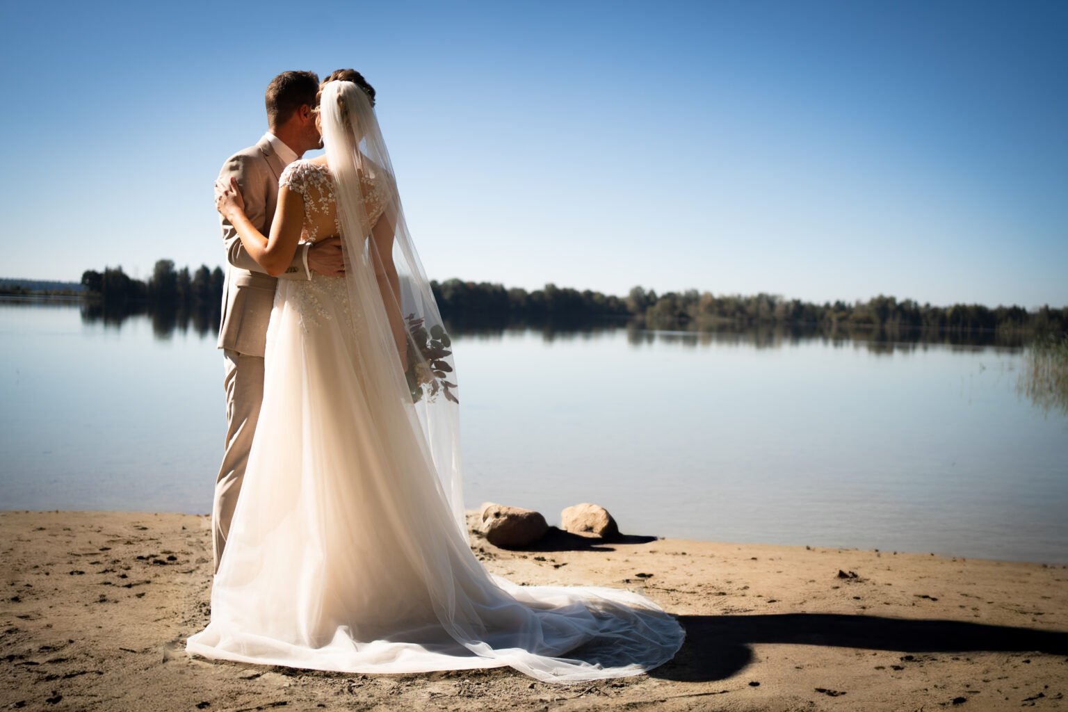 Hochzeitsmoment beim Landgasthof Rockermeier