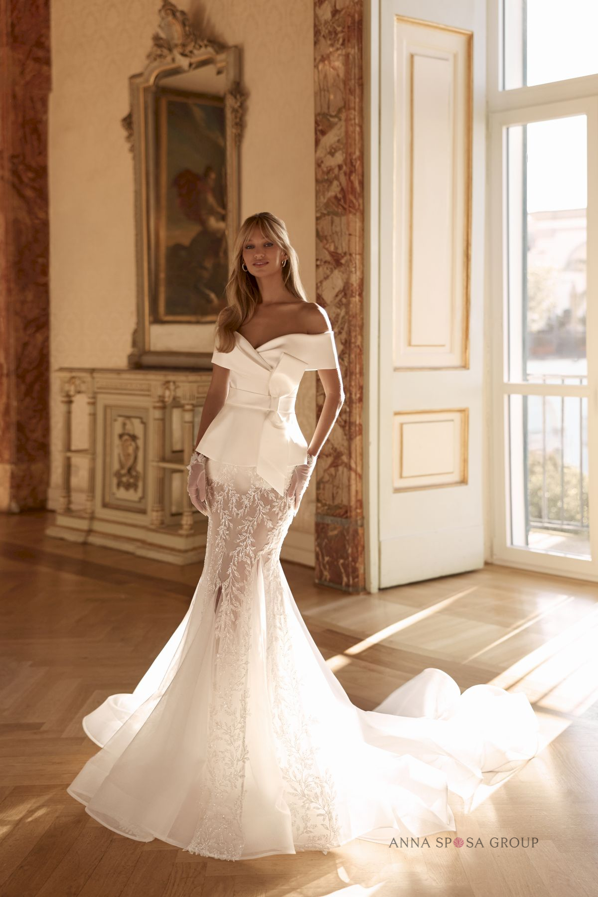 Meerjungfrau Brautkleider Barbaris von Anna Sposa bei Hoffmann Braut in Beilngries