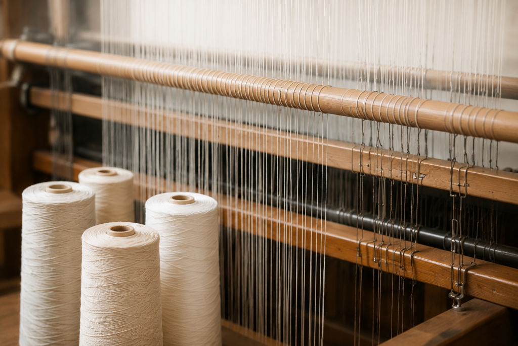 Textilfaser als Grundlage für hochwertiges Jacquard-Gewebe