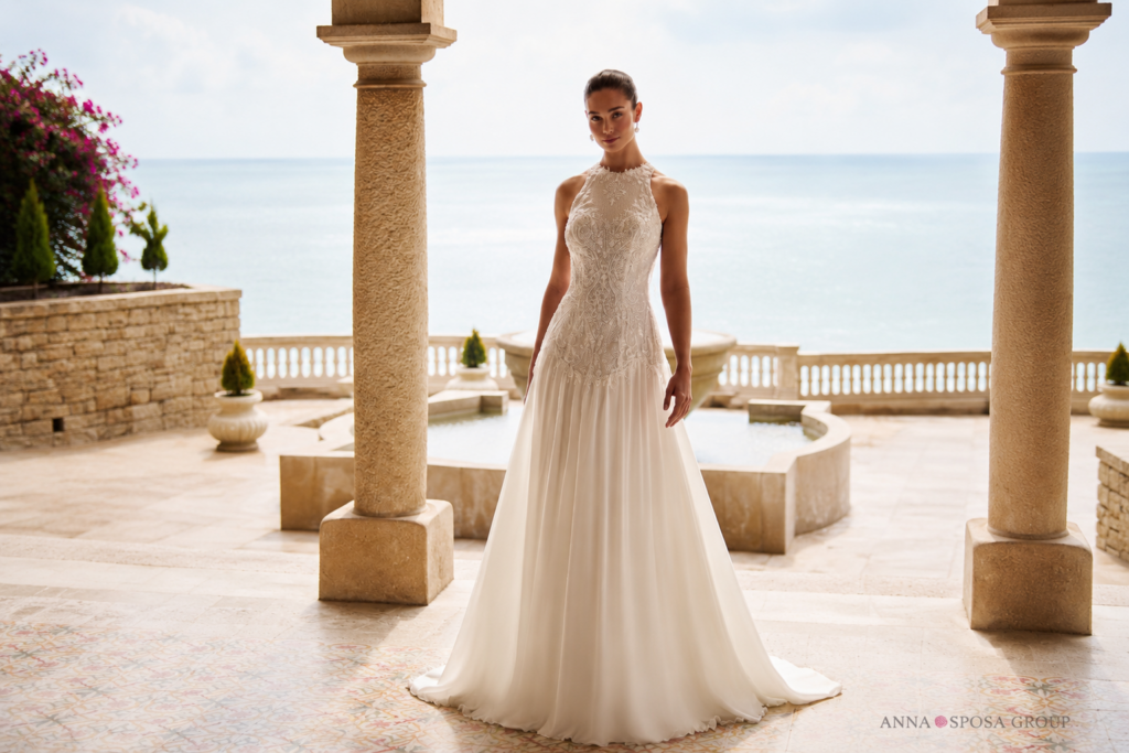Brautkleid mit offenem Rücken Aktora von Anna Sposa bei Hoffmann Braut