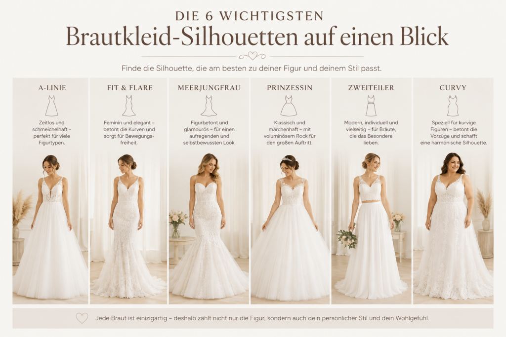 Welche Silhouette passt am besten zu deiner Figur und deinen Wünschen