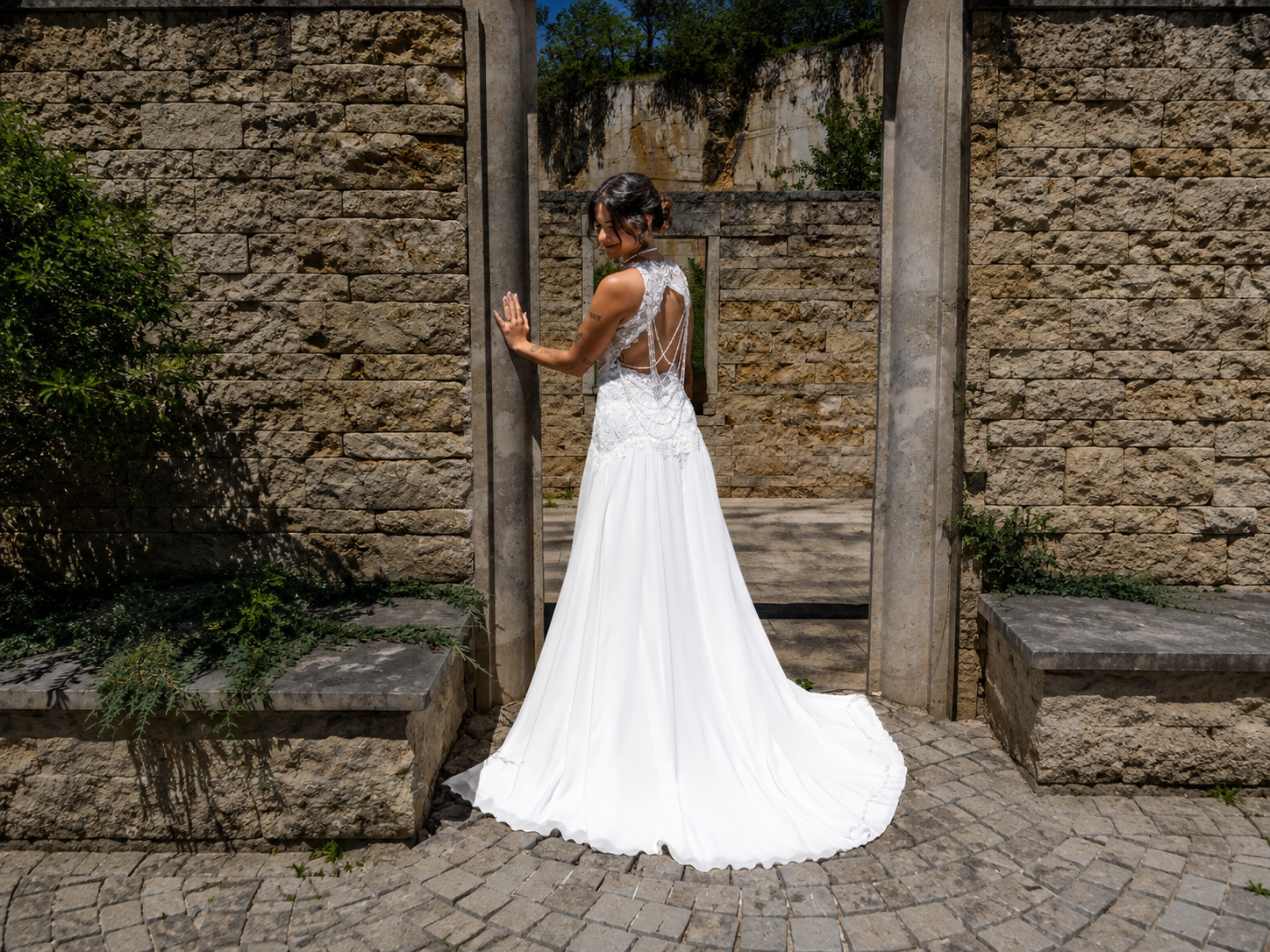 A-Linien Brautkleid von Anna Sposa im Steinbruch