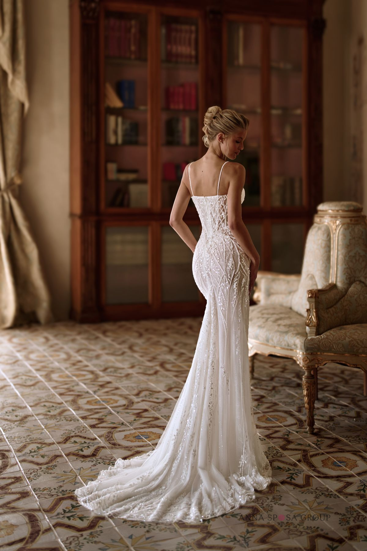 Anna Sposa Brautkleid Citrina Rückansicht bei Hoffmann Braut