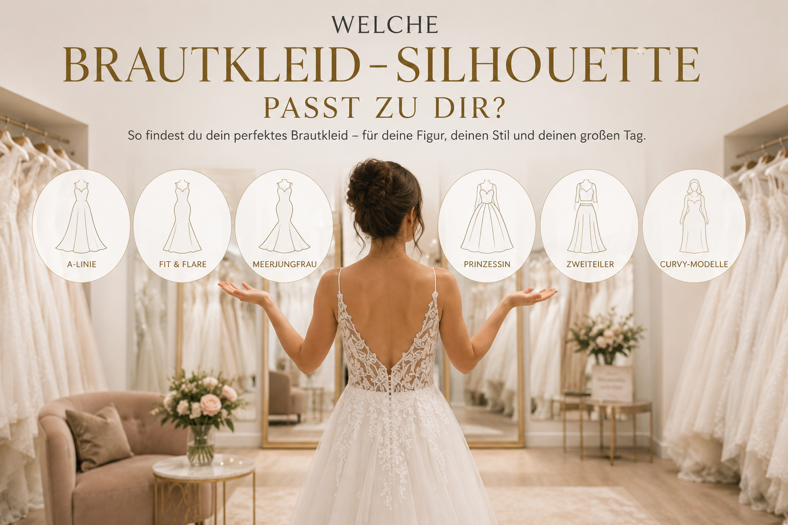 Ratgeber für deinen perfekten Brautkleid-Schnitt